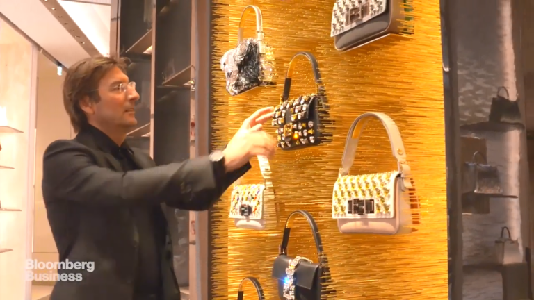 Fendi feature with CEO Pietro Beccari