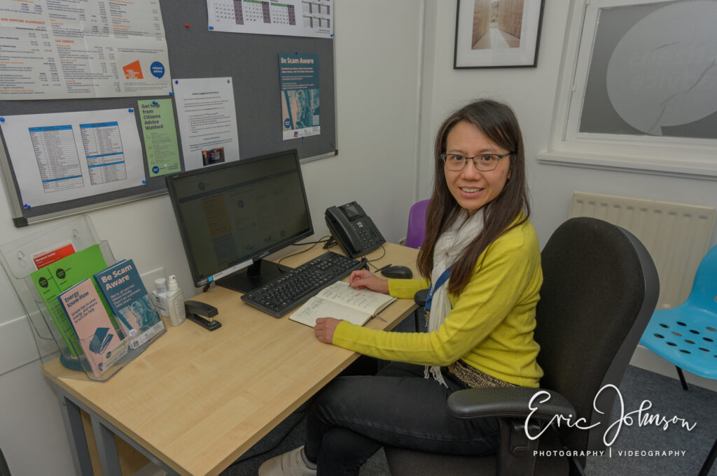 Photography 3 Professional portrait of a Citizens Advice staff member in Watford