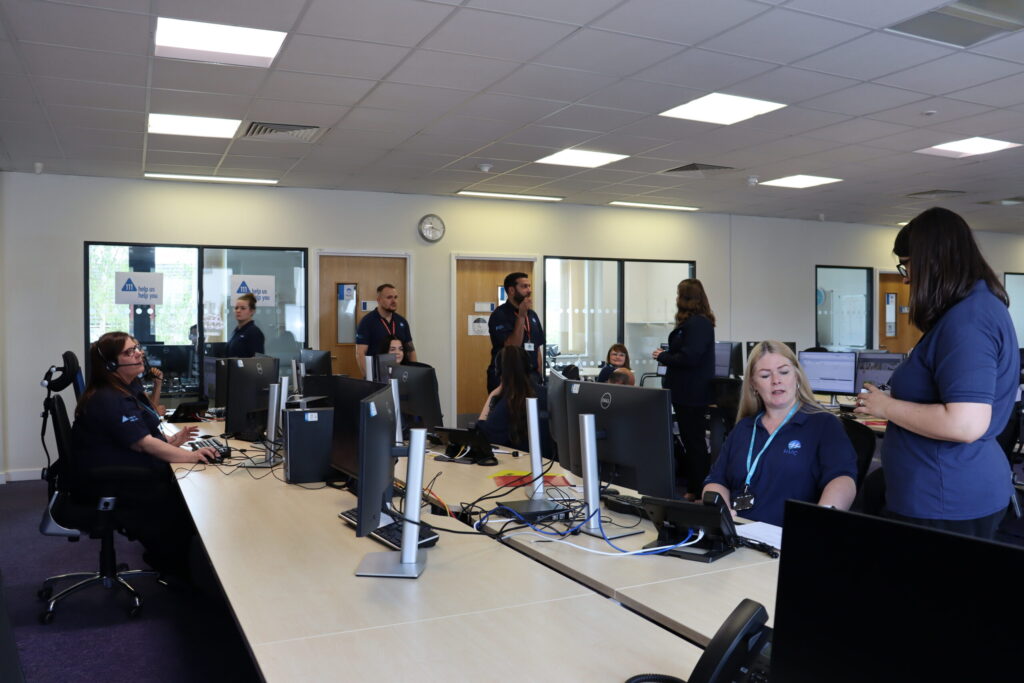 HERTS URGENT CARE RECRUITMENT FILM 5 Call handler at Herts Urgent Care assessing a patient call for the NHS 111 service