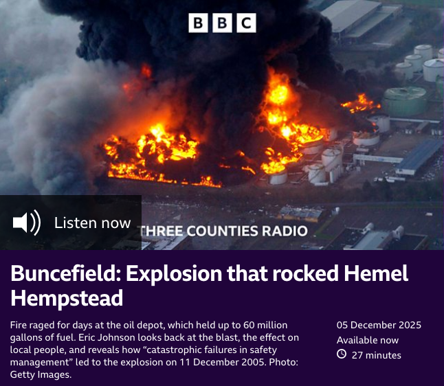 Buncefield BBC Sounds